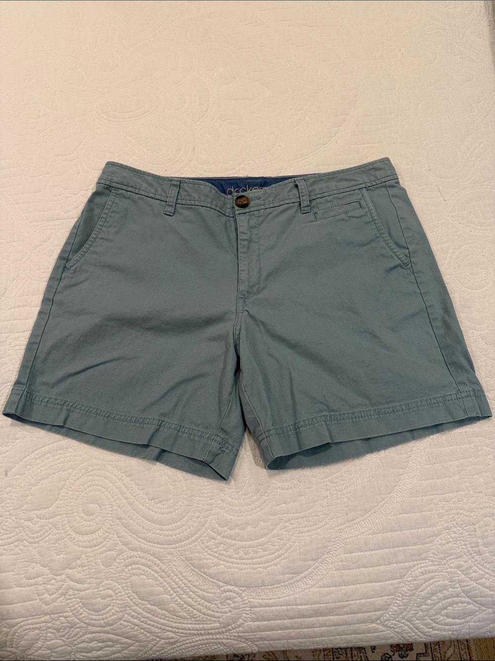 Dockers Women's Light Green Chino Shorts